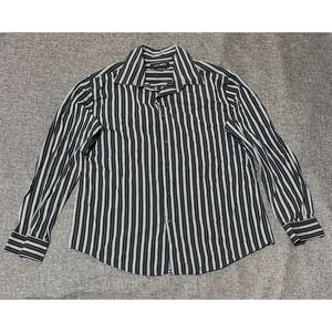 John‎ Henry Modern Fit Men's XL Striped Long Sleeve Shirt